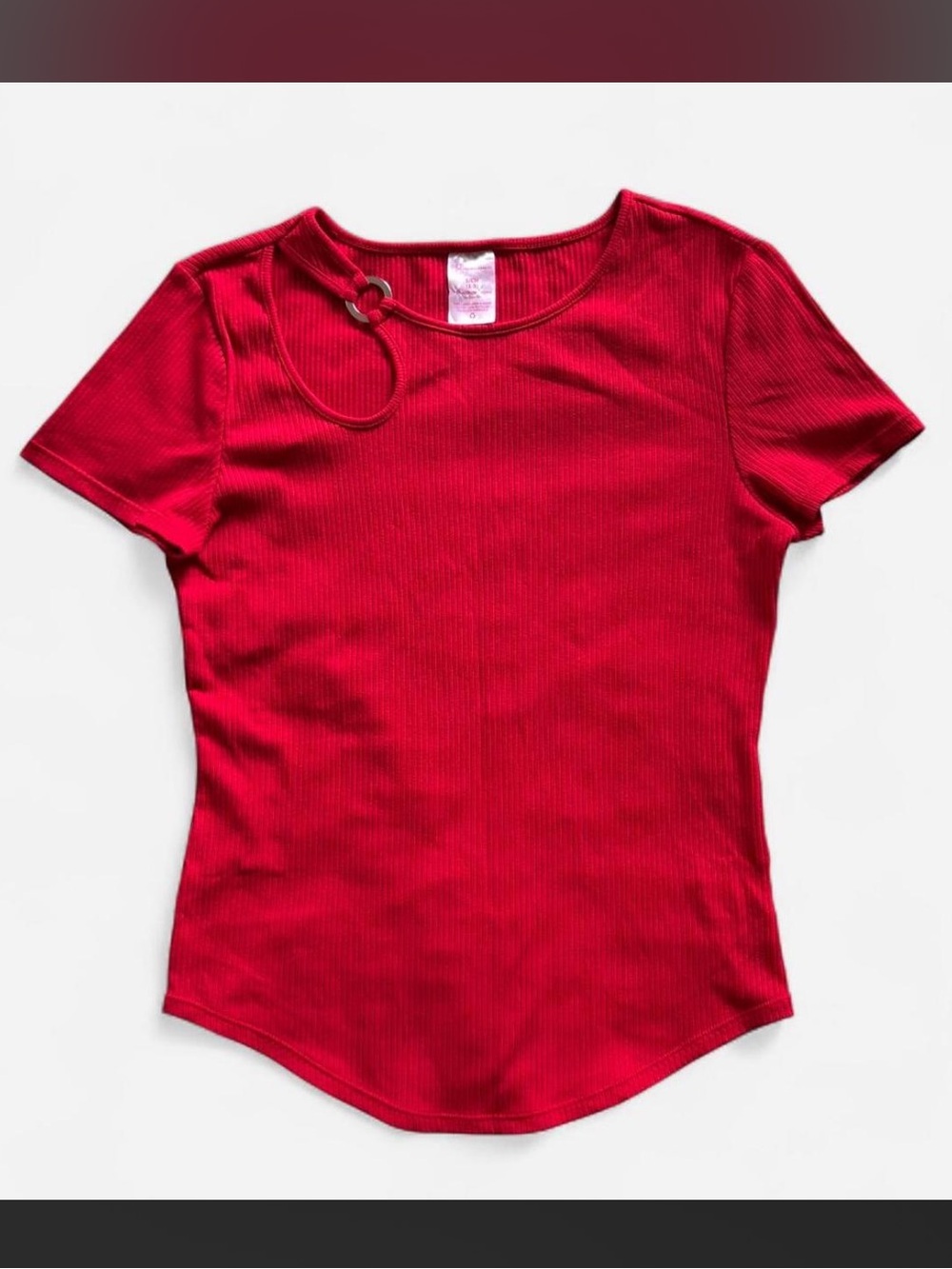 Vintage Red Top w/ Cutout  <3